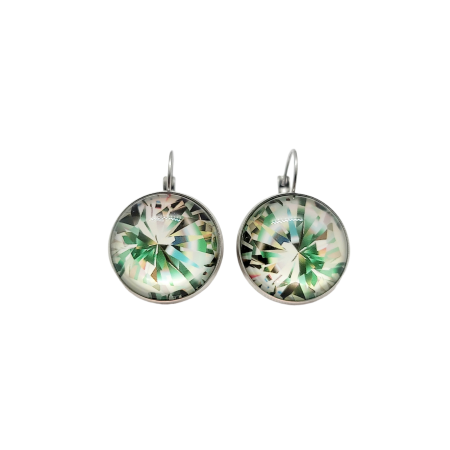 EARRINGS STEEL SILVER LIKE A DIAMOND1
